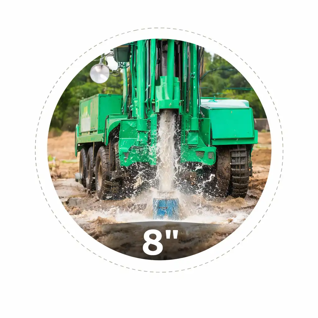 9 1/2 inch deep borewell drilling services in Chinnamanur, Tamil Nadu