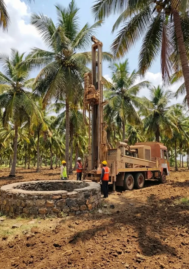 Borewell for all land in chinnamanur wells